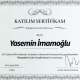 Op. Dr.  Yasemin İmamoğlu - diplomaları ve sertifikalari_9