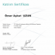 Uzm. Dt.  Ömer Aykut UZUN - diplomaları ve sertifikalari_6