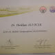 Op. Dr.  Diclehan Ali Dicle - diplomaları ve sertifikalari_25